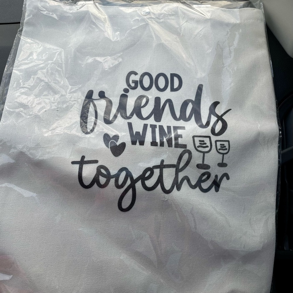 Wine tote bag